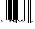 Barcode Image for UPC code 017726000054