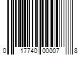 Barcode Image for UPC code 017740000078