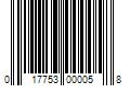 Barcode Image for UPC code 017753000058