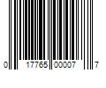 Barcode Image for UPC code 017765000077