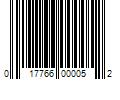 Barcode Image for UPC code 017766000052