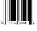 Barcode Image for UPC code 017773000052