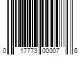 Barcode Image for UPC code 017773000076