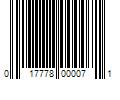 Barcode Image for UPC code 017778000071