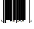 Barcode Image for UPC code 017781000068