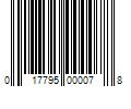 Barcode Image for UPC code 017795000078