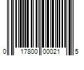 Barcode Image for UPC code 017800000215