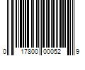 Barcode Image for UPC code 017800000529