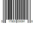 Barcode Image for UPC code 017800000918