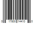 Barcode Image for UPC code 017800144100