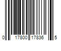 Barcode Image for UPC code 017800178365