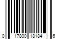 Barcode Image for UPC code 017800181846