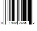 Barcode Image for UPC code 017810000052