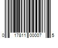 Barcode Image for UPC code 017811000075