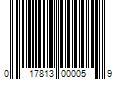 Barcode Image for UPC code 017813000059