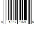 Barcode Image for UPC code 017817700238