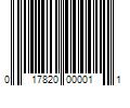 Barcode Image for UPC code 017820000011