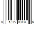 Barcode Image for UPC code 017822000088