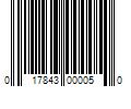 Barcode Image for UPC code 017843000050