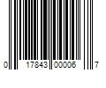 Barcode Image for UPC code 017843000067