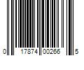 Barcode Image for UPC code 017874002665