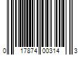 Barcode Image for UPC code 017874003143