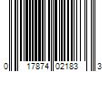 Barcode Image for UPC code 017874021833