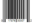 Barcode Image for UPC code 017876000072