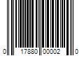 Barcode Image for UPC code 017880000020