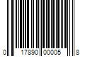 Barcode Image for UPC code 017890000058