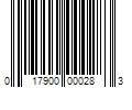 Barcode Image for UPC code 017900000283