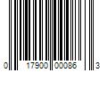 Barcode Image for UPC code 017900000863