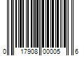 Barcode Image for UPC code 017908000056