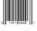 Barcode Image for UPC code 017911000067