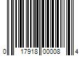 Barcode Image for UPC code 017918000084