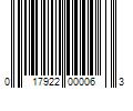 Barcode Image for UPC code 017922000063