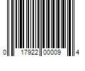 Barcode Image for UPC code 017922000094