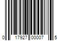 Barcode Image for UPC code 017927000075