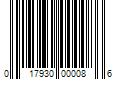 Barcode Image for UPC code 017930000086