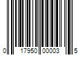 Barcode Image for UPC code 017950000035