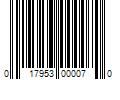 Barcode Image for UPC code 017953000070