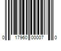 Barcode Image for UPC code 017960000070