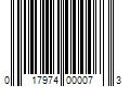 Barcode Image for UPC code 017974000073