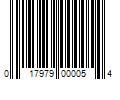 Barcode Image for UPC code 017979000054