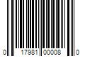 Barcode Image for UPC code 017981000080