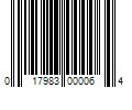 Barcode Image for UPC code 017983000064