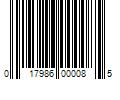 Barcode Image for UPC code 017986000085