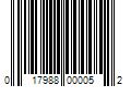 Barcode Image for UPC code 017988000052