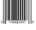 Barcode Image for UPC code 017988000076