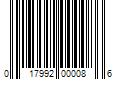 Barcode Image for UPC code 017992000086